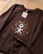Snoopy Fall Leaves Crewneck