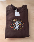Snoopy Fall Leaves Crewneck