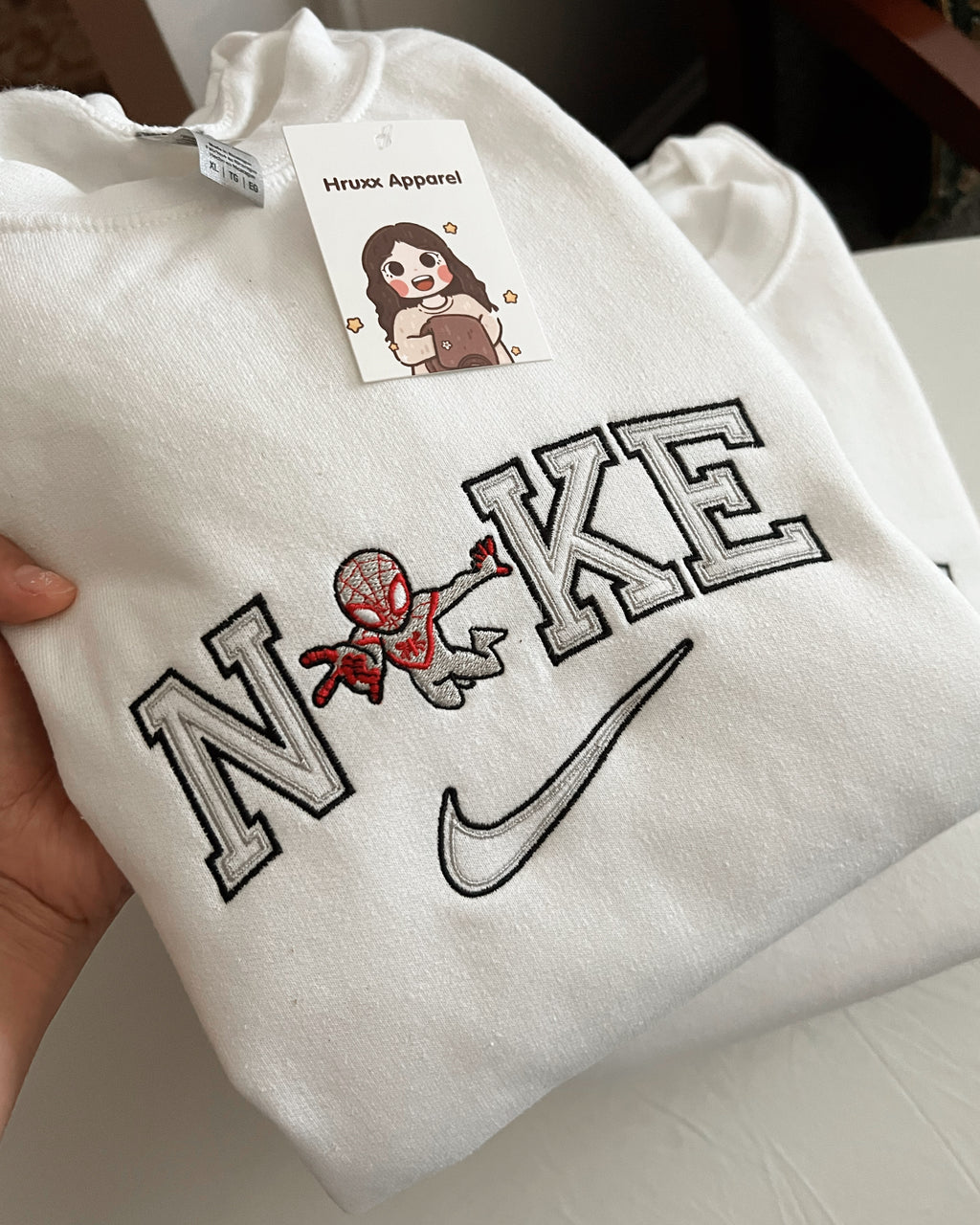 Grey Spiderman Crewneck
