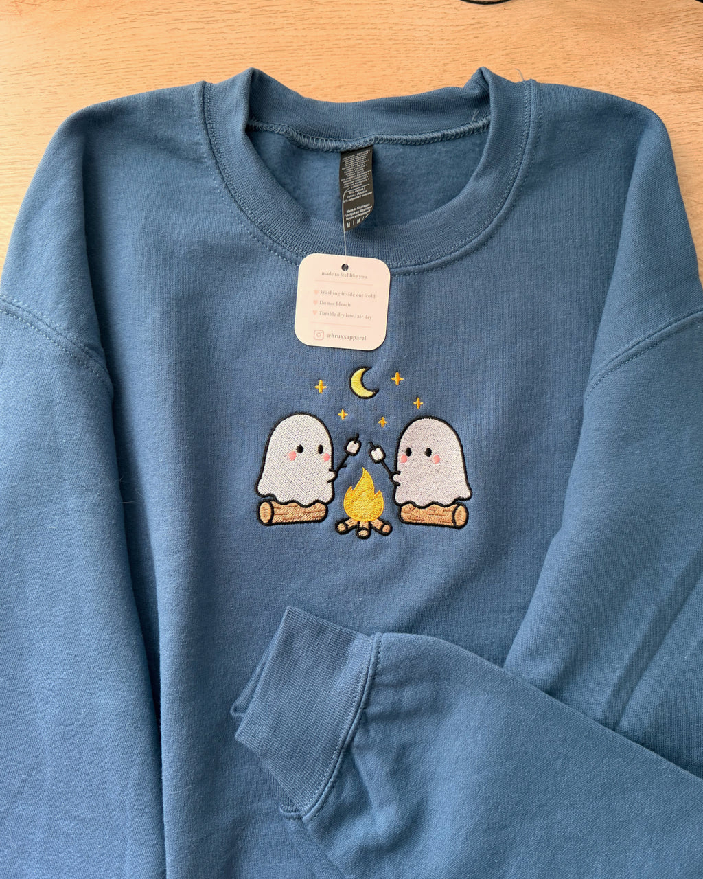 Ghost Campfire Crewneck