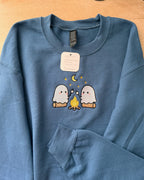 Ghost Campfire Crewneck