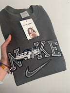 Porsche embroidery crewneck
