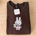 Miffy Matcha Embroidery Crewneck