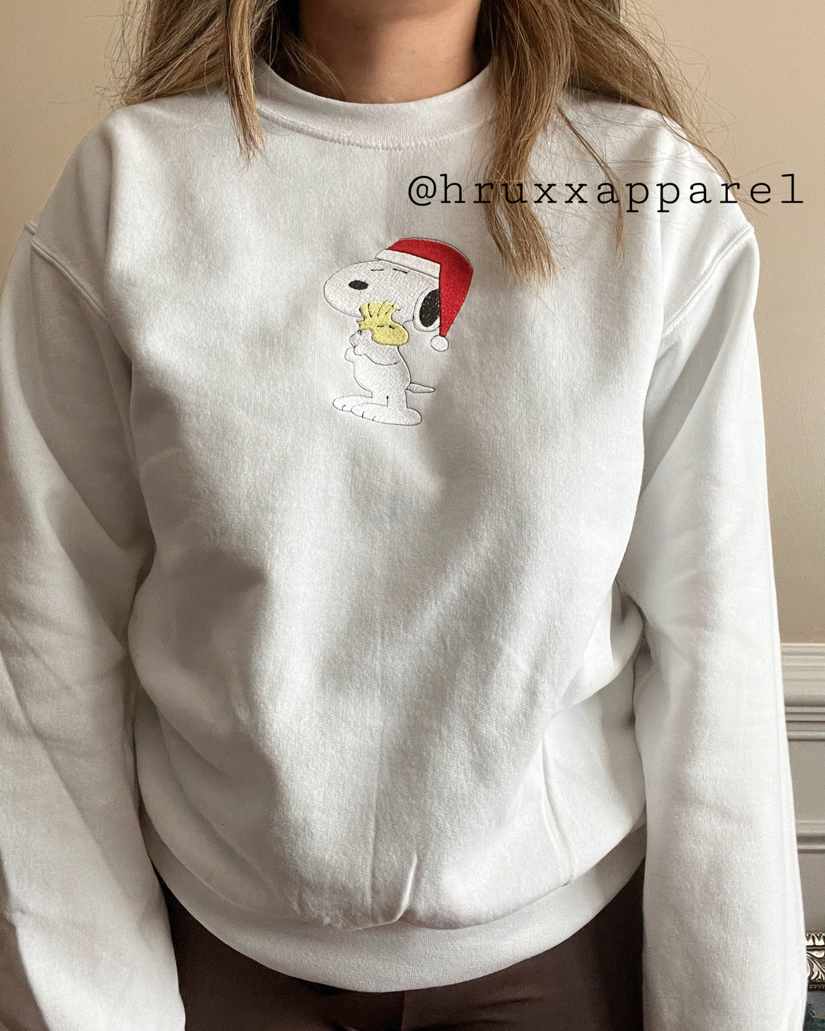 Snoopy Hug Christmas Crewneck