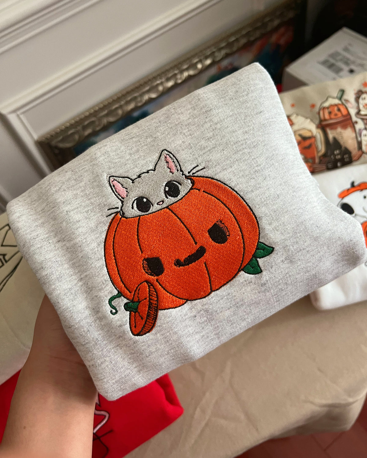 Kitty Halloween Crewneck