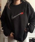 Spiderman Swoosh Embroidery Crewneck