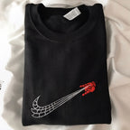 Spiderman Swoosh Embroidery Crewneck